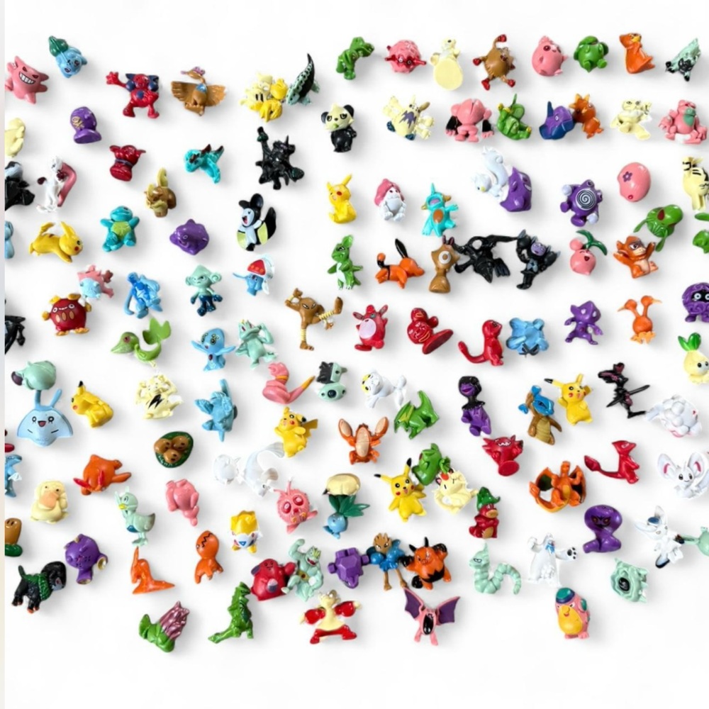 144 mini Pokemon Action Figures Set pickachu charmander toy